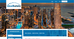 Desktop Screenshot of idealhotels.com